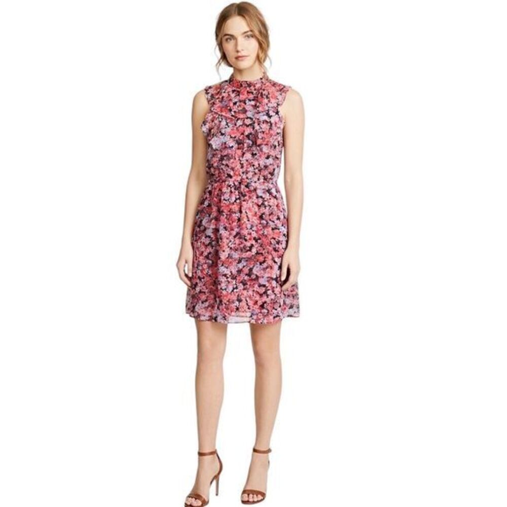BCBGeneration Womens Dress Sz Medium Floral Y2k graduation Summer Cottagecore